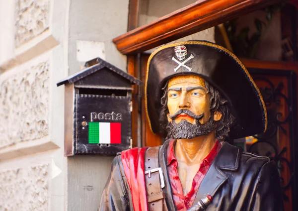Statua di un pirata — Foto Stock
