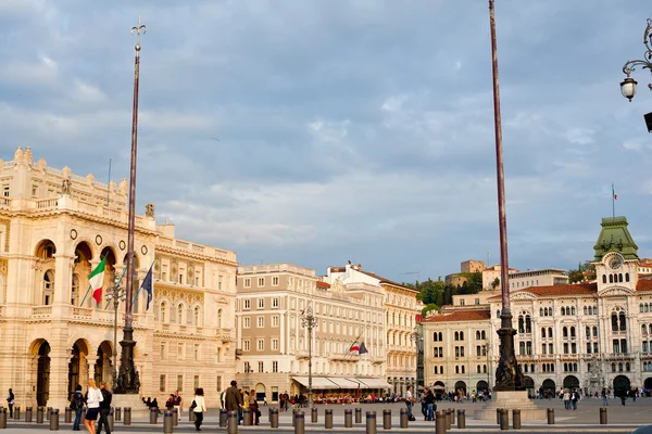 Piazza Unità D'italia, Trieste — Stock fotografie