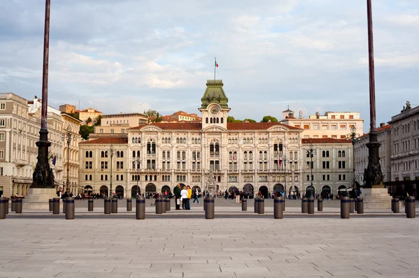 Piazza Unità D'italia, Trieste — Zdjęcie stockowe
