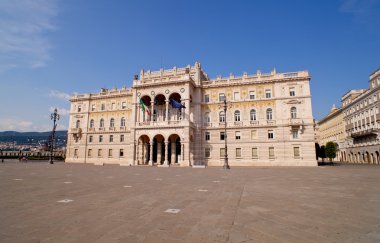 Governament house in Trieste clipart