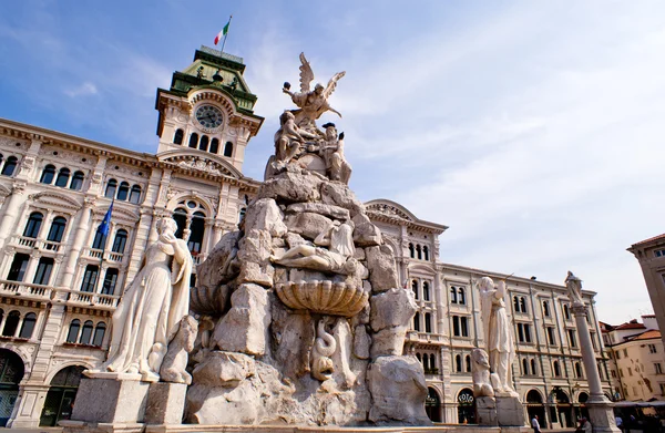 Piazza unità d'Italia, Trieste — Stock fotografie
