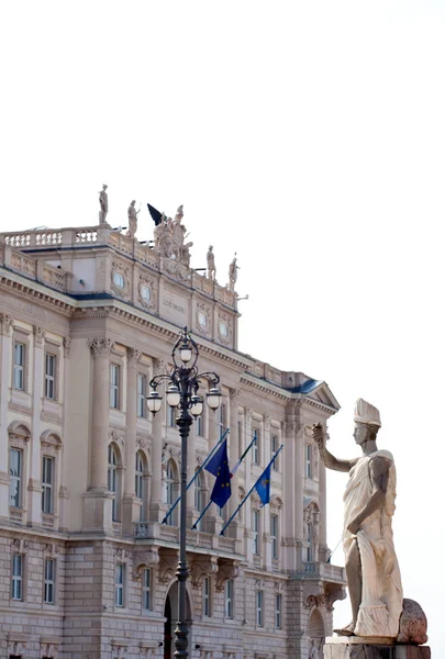 Piazza unità d'Italia, Trieste — Φωτογραφία Αρχείου