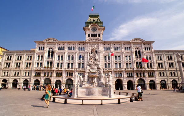 Piazza unità d'Italia, Trieste — Stok fotoğraf