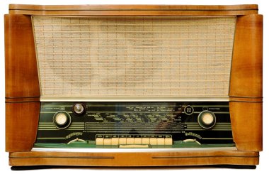 Vintage radio clipart