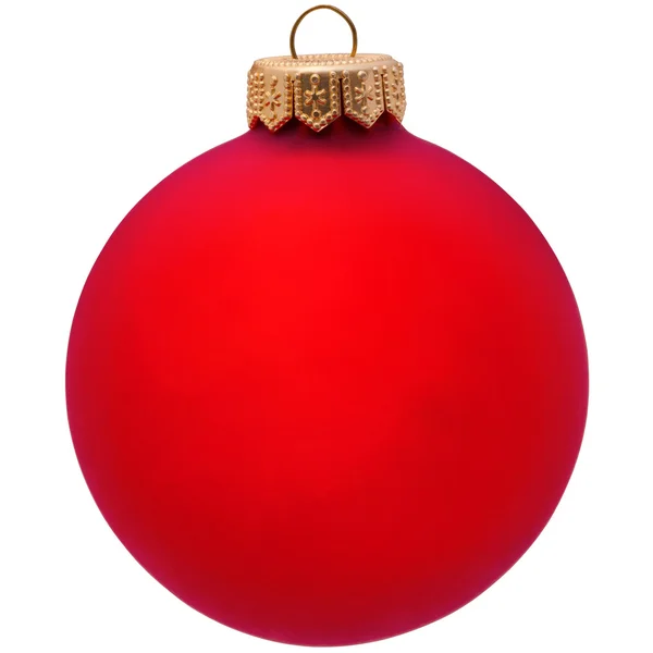 Red christmas ornament . — Stock Photo, Image