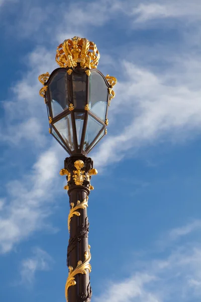 Beautiful lamp lights from Nancy in Stanislas square — Stock Photo, Image