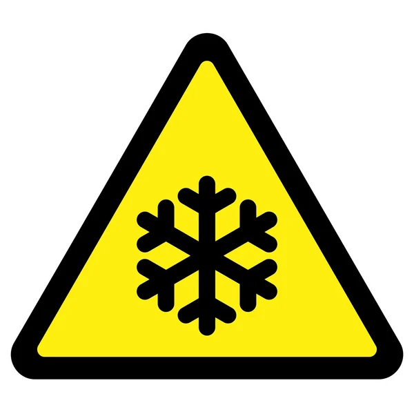 寒冷警告标志 — 图库矢量图片