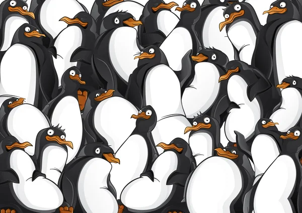Пінгвіни візерунком Ліцензійні Стокові Вектори