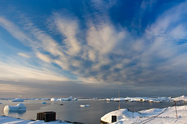 Bela paisagem na Antártida — Fotografia de Stock