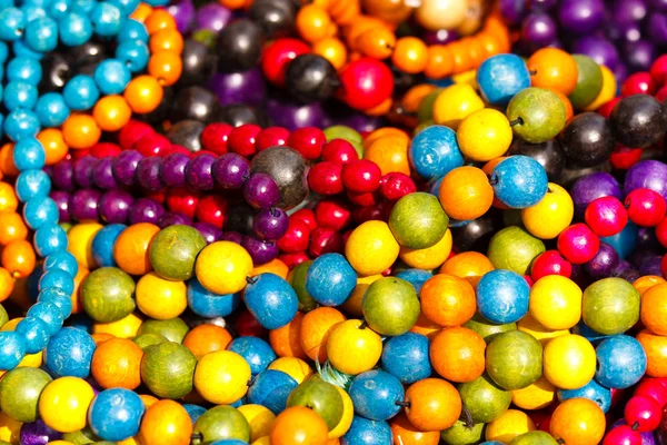 Colorful necklace pile — Stock Photo, Image