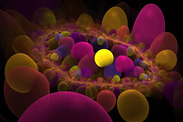Multi-színes teljes-gömbök háttér — Stock Fotó