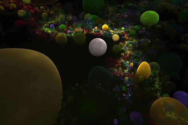 Multi-színes teljes-gömbök háttér — Stock Fotó
