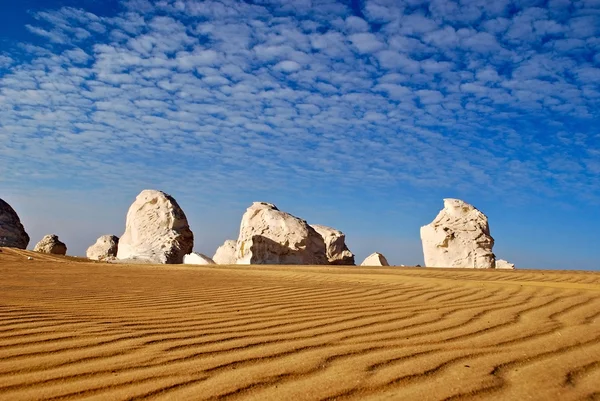 Sahara, desierto blanco, Egipto — Foto de Stock