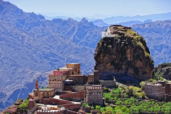 Berg Jemen, Oost-haraz, al-hutaib — Stockfoto
