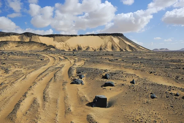 O deserto negro, Egito — Fotografia de Stock