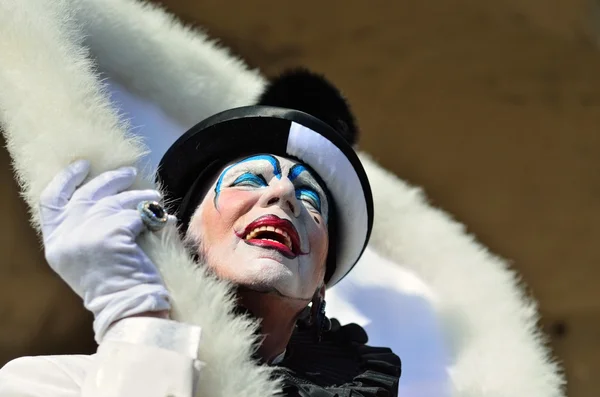 Karnevalen i Venedig. Pierrot — Stockfoto