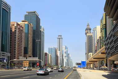 Sheikh Zayed Road, Dubai clipart