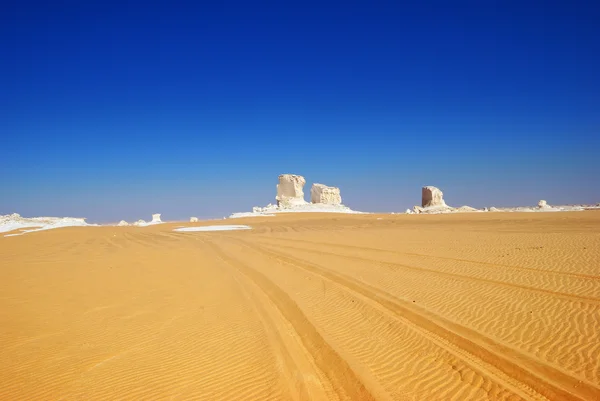 Sahara, el desierto blanco, Egipto — Foto de Stock
