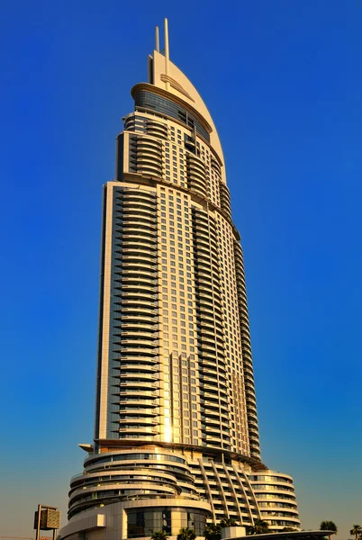 Διεύθυνση στο κέντρο της πόλης Ντουμπάι ξενοδοχείο — Φωτογραφία Αρχείου