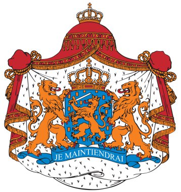 Coat of arms of the Netherlands clipart