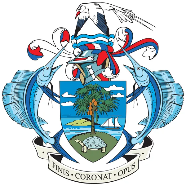 Герб Сейшельских Островов — стоковый вектор