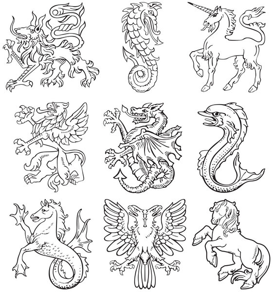 Heraldic monsters vol I