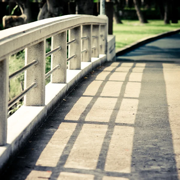 Shadow on the bridge — Stock Photo, Image