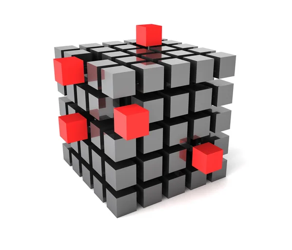 Organização do cubo — Fotografia de Stock