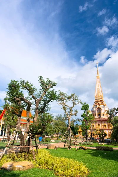 Park van een tempel — Stockfoto