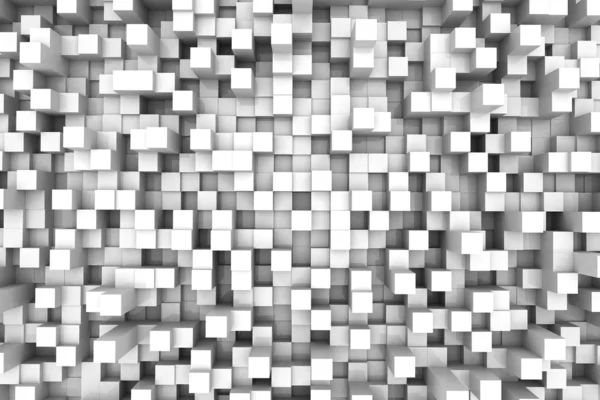 Білий кубів — стокове фото