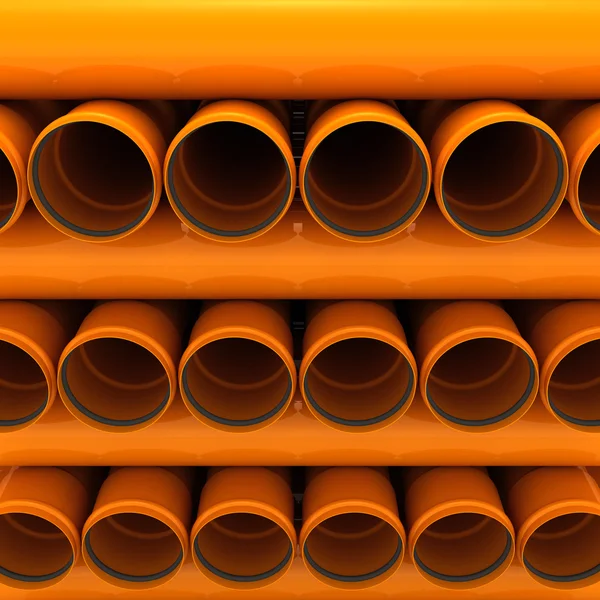 Canalization pipes — Stock Photo, Image