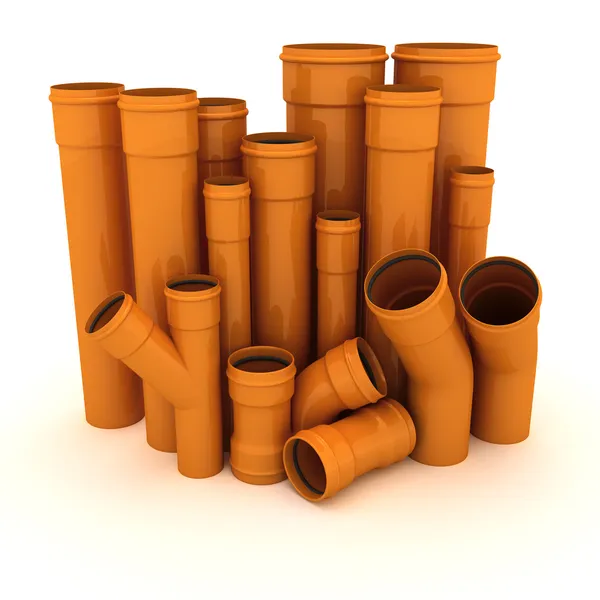 Conjunto de tubos — Fotografia de Stock