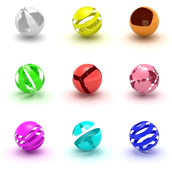 Fantasy of spheres — Stock Photo, Image