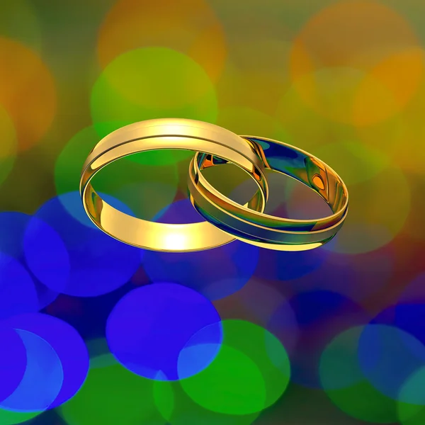 Interlocked rings — Stock Photo, Image