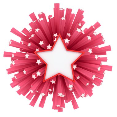 Star firework clipart