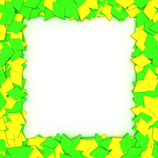 Gelb-grüner Rahmen — Stockfoto