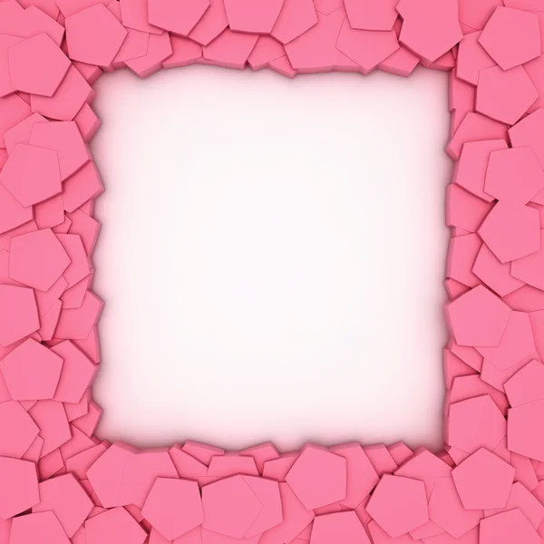 粉红色的帧 — 图库照片
