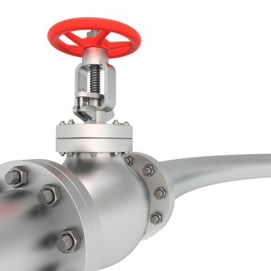 Pipe and valve clipart