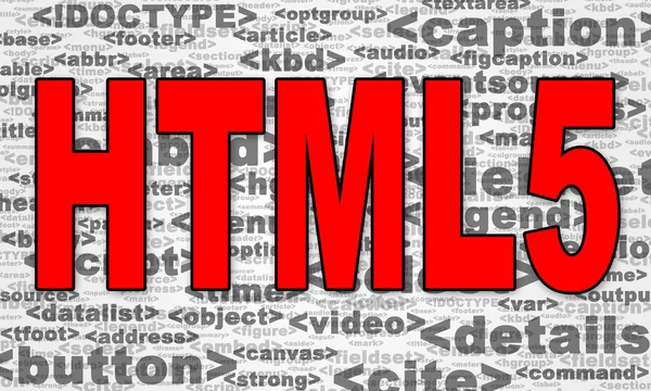 HTML5 — Fotografia de Stock