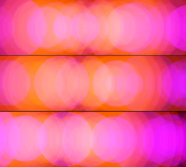 Oranje-roze banners — Stockfoto