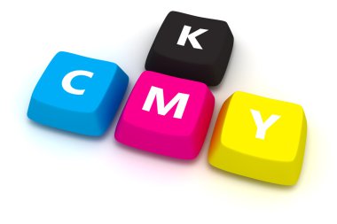 CMYK keypad clipart