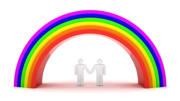Homoseksueel paar — Stockfoto