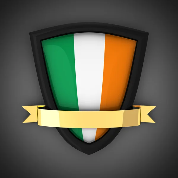 Irish shield — Stock Photo, Image