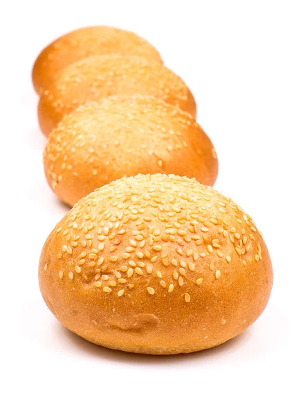 Fila de pães — Fotografia de Stock