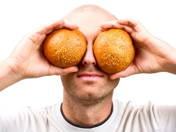 stock image Buns instead of eyes