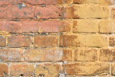 boyalı tuğla duvar