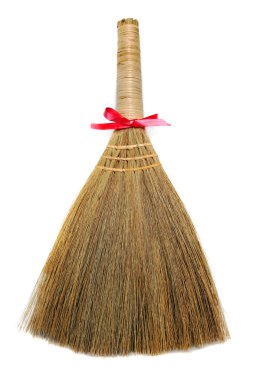 Broom as a gift clipart