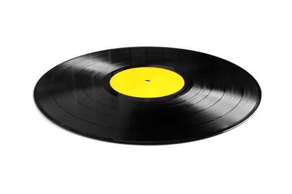Vinyl plattan isolerad — Stockfoto