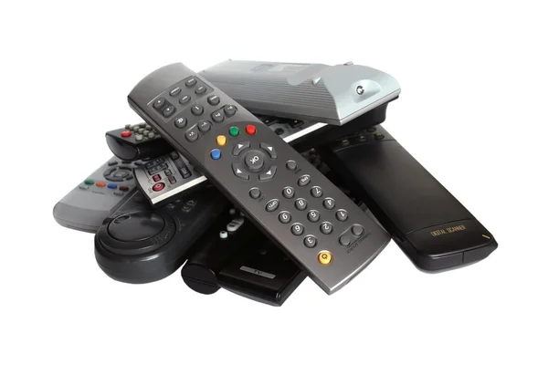 Lot of remote control devices — Stock Photo, Image