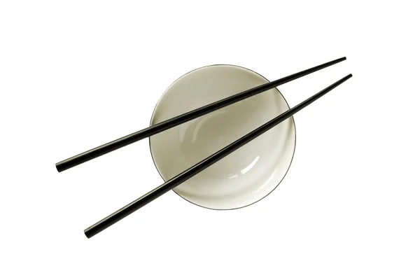 Порожня миска для азіатської їжі — стокове фото